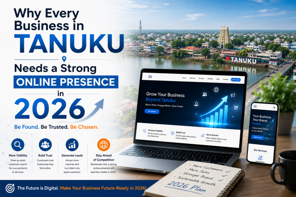 Why Every Business in Tanuku Needs a Strong Online Presence in 2026