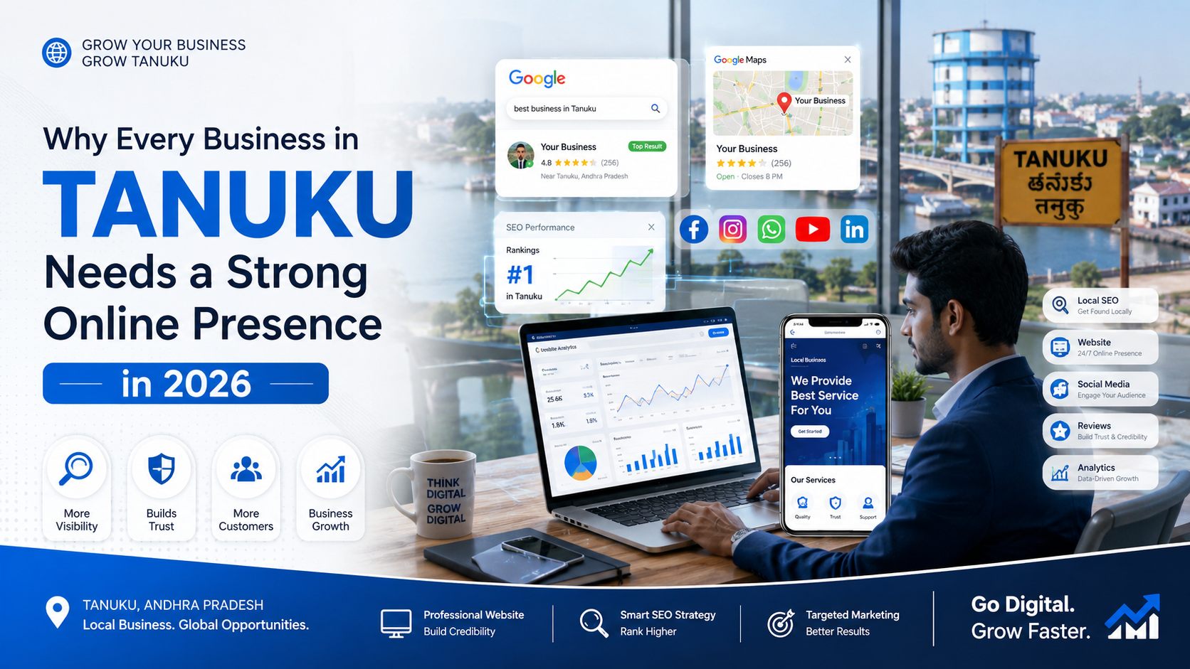 Why Every Business in Tanuku Needs a Strong Online Presence in 2026
